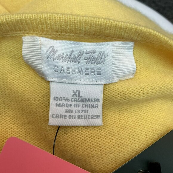 Marshall Fields 2-Ply Cashmere Sweater Womens XL NWT - Picture 7 of 11